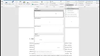 Page Numbers Starting at a Specific Page in Word