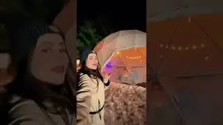 Arrume-se comigo para esquiar a noite