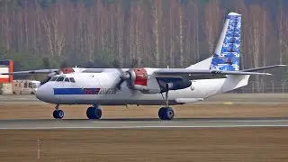 42 years is not old! Landing Antonov An-26, built in 1980. March, 2022. Reg: YL-RAC
