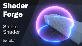 Game VFX tutorial - Force shield | Unity3d