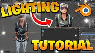 5 MINUTE Blender Lighting Tutorial For Fortnite Thumbnails! 😍