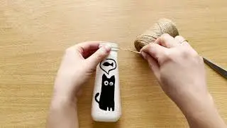 Вазы из бутылочек 