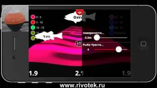 Эхолот FishHunter: функция контур дна в 3D