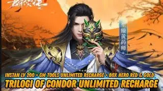 Trilogi Of Condor Gm Tools Unlimited Recharge - Instan LV 200 + Free BoX Hero Red & Gold + VIP MaX