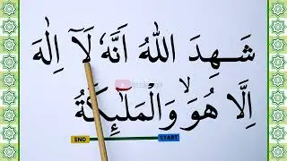 KHUSUS TERBATA BATA BELAJAR MEMBACA QURAN SURAH ALI IMRAN KATA DEMI KATA AYAT 18 DENGAN TAJWID