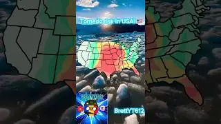 Tornado risk in the United States! 🇺🇸 #shorts #viral