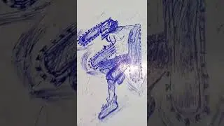 my drawing Chainsawman     pen shading drawing 🥰 ok #( short video ) 👇👇 in subscribe 🙏🤗