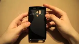 Черный силиконовый чехол для Huawei Honor 3