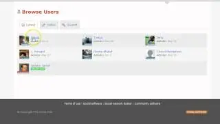 Adding friends in Oxwall (No audio)