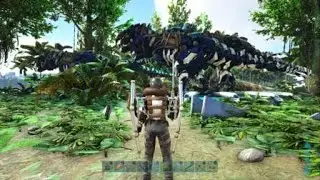 ARK: Survival Evolved АЛЬФА КОРОЛЕВА КРИСТАЛЬНЫХ ВИВЕРН соло
