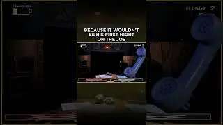 Solving FNAF 2's Mysterious Nightguard! #shorts #fnaf