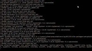 create conda env for python script monitor