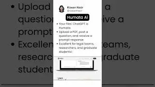 Looking for quick and accurate assistance? Introducing Humata, powered by ChatGPT! 🚀🧠 #ai