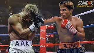 PINAKA MAGALING NA BOXER NOON NG JAPAN BINUNGI NI PACMAN! | MANNY PACQUIAO VS TETSUTORA SERMINA