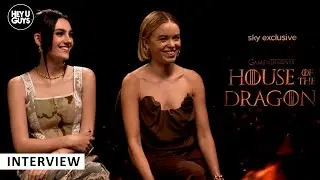 Milly Alcock & Emily Carey Interview - House of the Dragon Season 1
