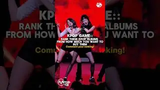 Kpop Game:: Rank These Kpop Albums From How Much You Want To Buy Them|#kpop#ive#aespa#newjeans#yuqi