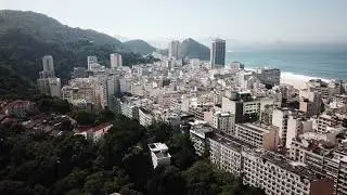 Copacabana vista por um drone