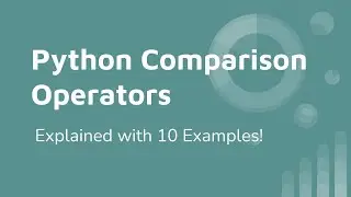 ⚖️ Comparison & Equality Operators in Python | Master Your Conditions!