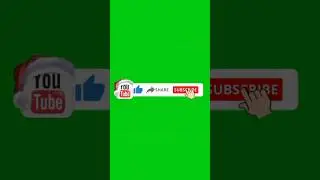 Subscribe Button Green Screen Christmas ✅| Subscribe Button winter theme green screen