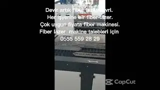 1kw Fiber lazer kesim makinesi. Yerli üretim . 1500x3000 2mm temiz kesim.