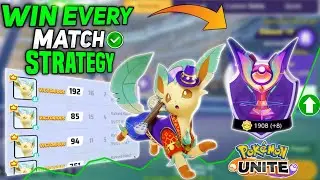 How to Win Every Match with Leafeon in Season 20! Best strategy for solo ranking | Pokemon unite