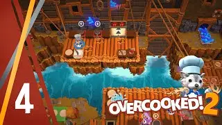 Overcooked!2 - Fast Food sur les rapides ! #4