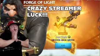 IRON TUSK FORGE OF LIGHT! STREAMER LUCK! CALL OF DRAGONS!