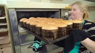 Как выпекают пасхальные куличи. 2021 г.