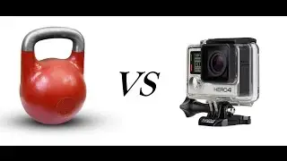 (Афоня ТВ против Гири) Гиря против Камеры Go Pro 4 / Kettlebell vs Go Pro 4