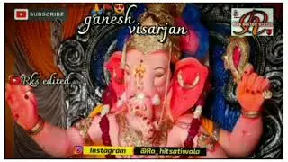 गणेश विसर्जन स्टेटस Video | Ganesh Visarjan Video | Ganpati Visarjan | Ganpati Bappa Visarjan Status