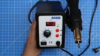 858D SMD Soldering Desoldering Station Hot Air Rework Gun Tool