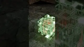 Easy ScifiCube use Procedual Mat made in Blender 4.0 
