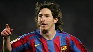 Young Messi - Dribbling, Skills and Goals