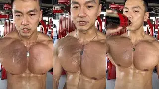 asian bodybuilder huge muscle