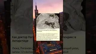 Доктор Рогозов и его хирургическая операция в Антарктиде.