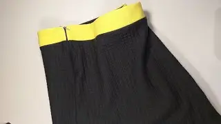 Сшить юбку из трикотажа, на подкладке. Урок 1.