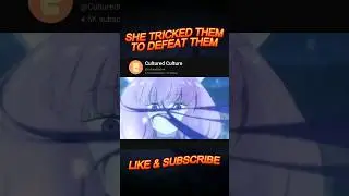 She TRICKED ALL THE DEMONS #anime #badassmc #shorts #animeshorts