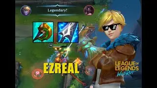 LETS COMPLETE ALL KILL STREAK WITH EZREAL! + DIVINE SUNDERER | GAMEPLAY (BUILD & RUNES) | WILD RIFT