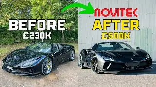 We Turned a Ferrari F8 into a 1 of 15 Widebody Novitec N-Largo!