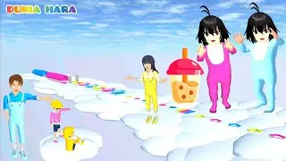 Hah? Yuta Baby Raksasa Celine Hara jadi Boba keatas Langit krn Monster Boba| Sakura School Simulator