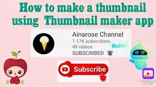 How to make a thumbnail using THUMBNAIL MAKER APP