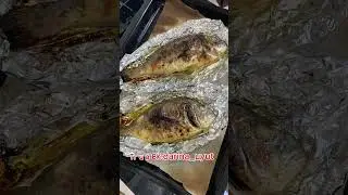 Запеченная рыба дорадо #рецепты #рыба #дорадо #чтояем