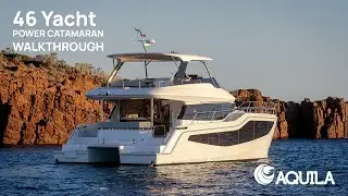 Step Inside the NEW Aquila 46 Yacht | FULL TOUR