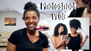 VLOG: My 1st Natural Hair Photoshoot!