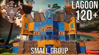 LAGOON - BEST SMALL GROUP with 5 WALLS , HUGE OPEN CORE & INSANE ONLINE DEFENCE [rust base design]