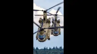 Dual CH-47 Chinook sling load training #shorts #chinook #helicopter #aviation #army #avgeek