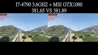 GTA 5  NVIDIA GeForce WHQL driver 381.65 VS 381.89