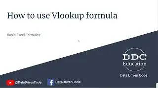 Vlookup Formula - Vlookup formula Kaise Use kare in Hindi 😲😱 #shorts #datadrivencode