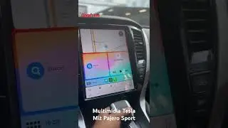 Instalamos multimídia Tesla na Mitsubishi Pajero Sport