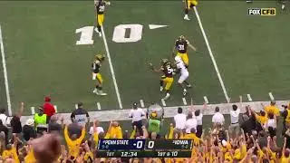 Iowa Defense Forces Interception On First Play Penn State Vs Iowa 2021